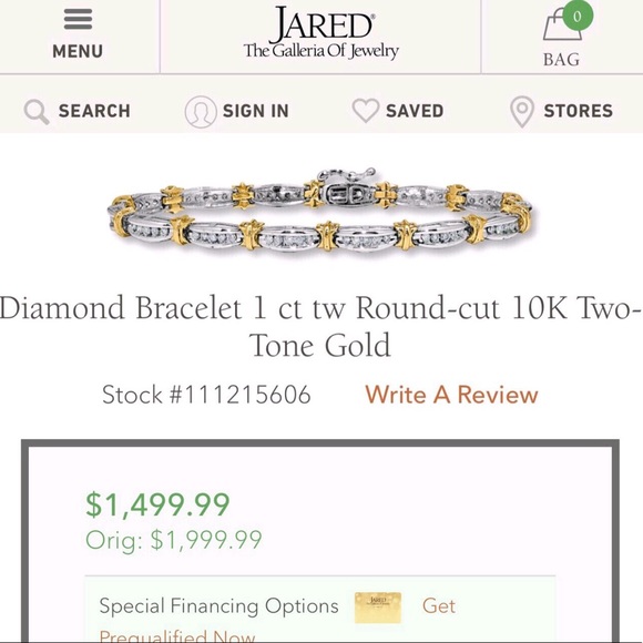 10k Gold 1.0 CTW Diamond X Station Tennis Bracelet - Picture 7 of 8